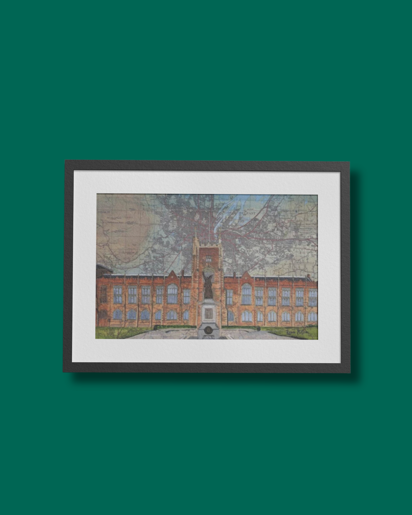 Queen's University, Belfast Art Print | Rosie's Easel