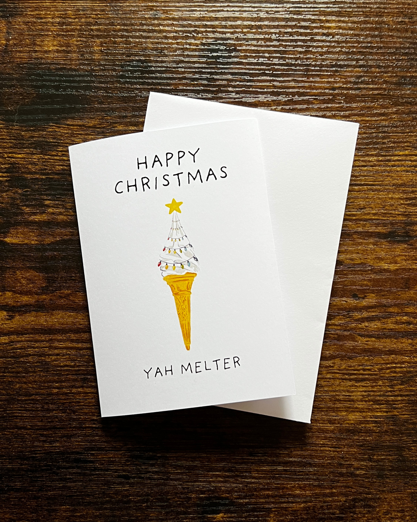 Happy Christmas Yah Melter Card | Dearbhail Designs