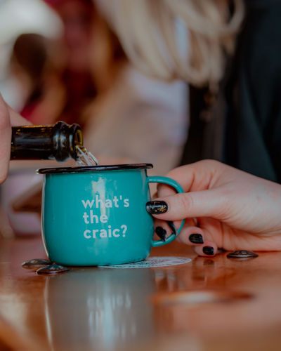 What's The Craic Enamel Mug