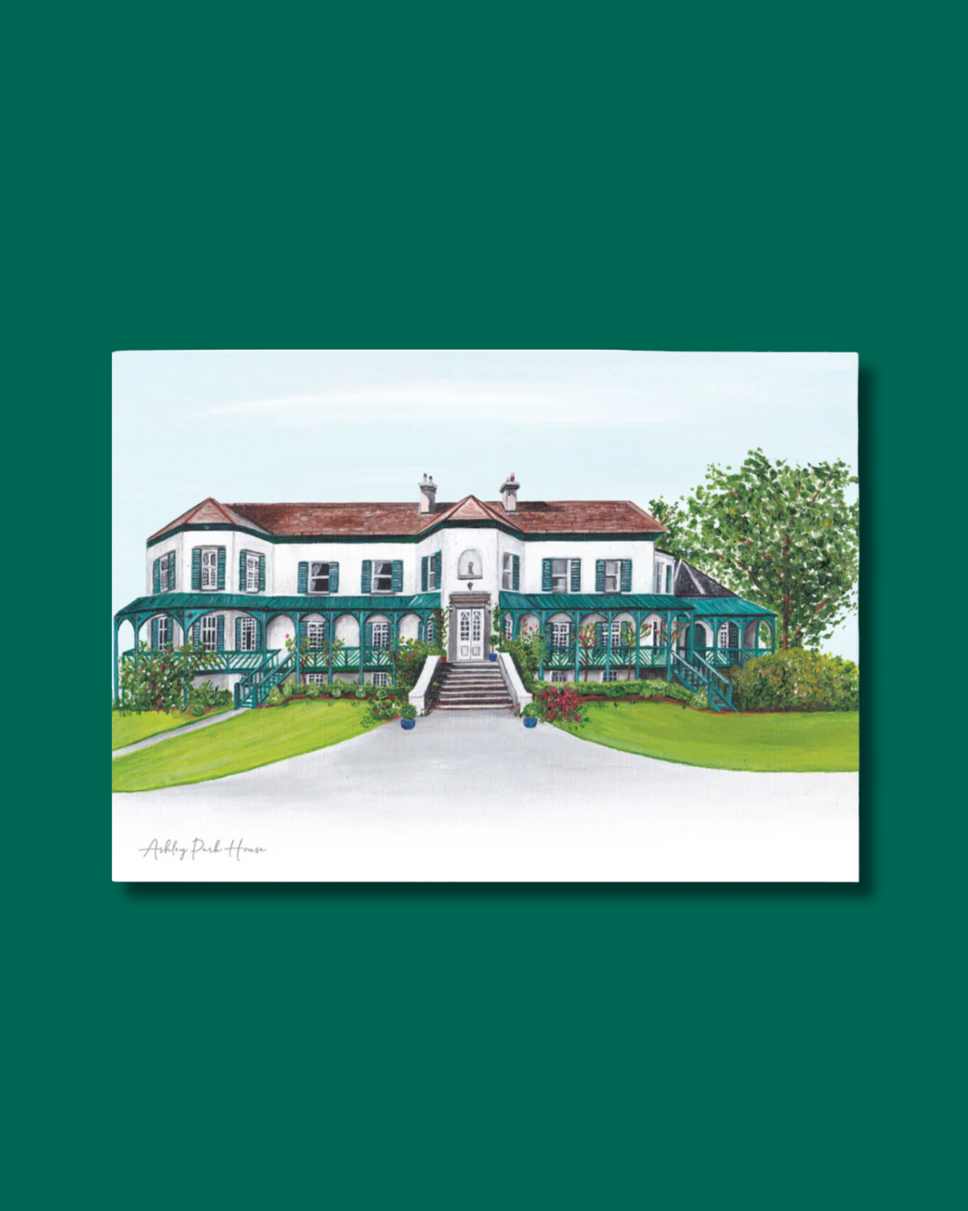 ashley park house art print