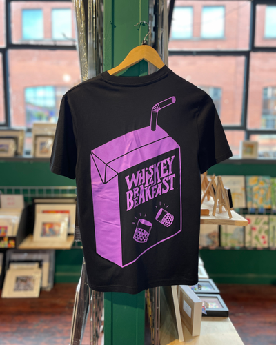 Black & Purple T-Shirt | Whiskey 4 Breakfast