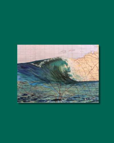 Wild Atlantic Way Wave Art Print | Rosie's Easel