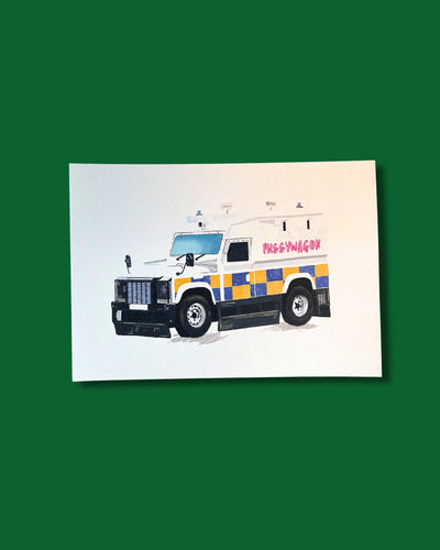 Pussywagon PSNI Print | Dearbhail Designs