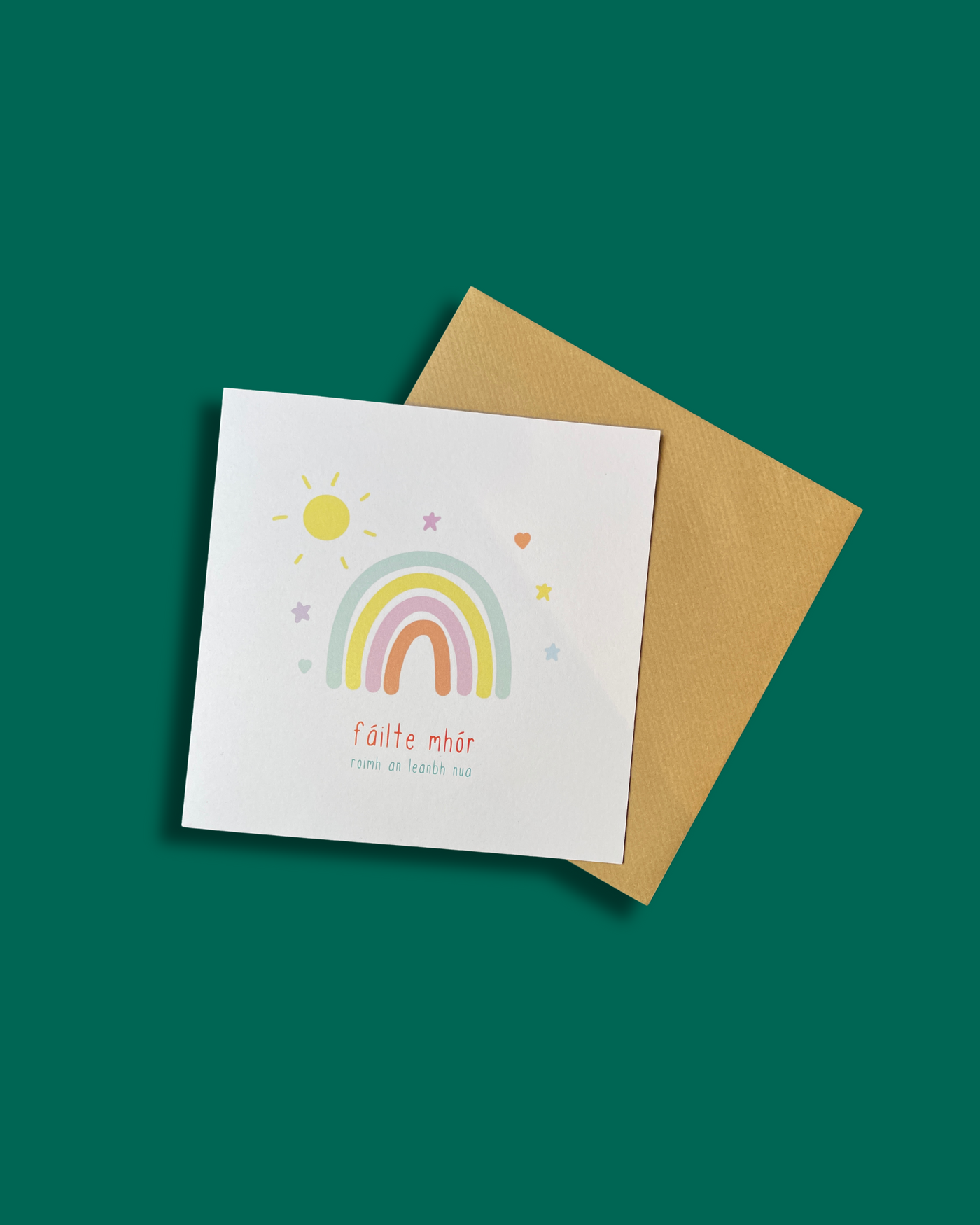 Welcome Little One Irish Baby Card