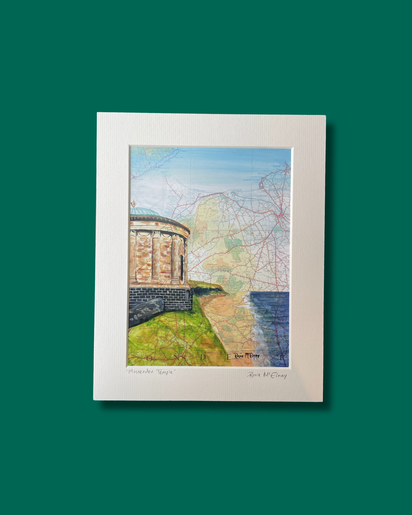 Mussenden Temple Art Print | Rosie's Easel