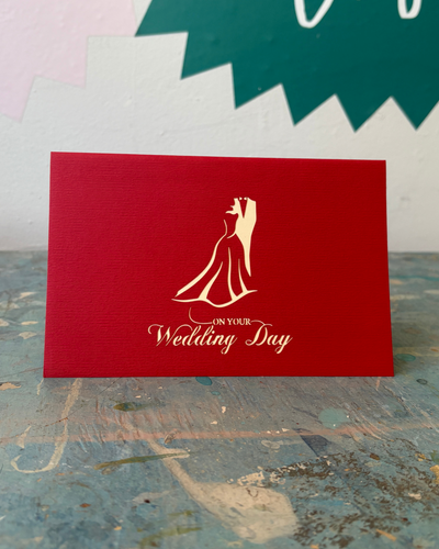 On Your Wedding Day Pop Up Card | Paper Bear