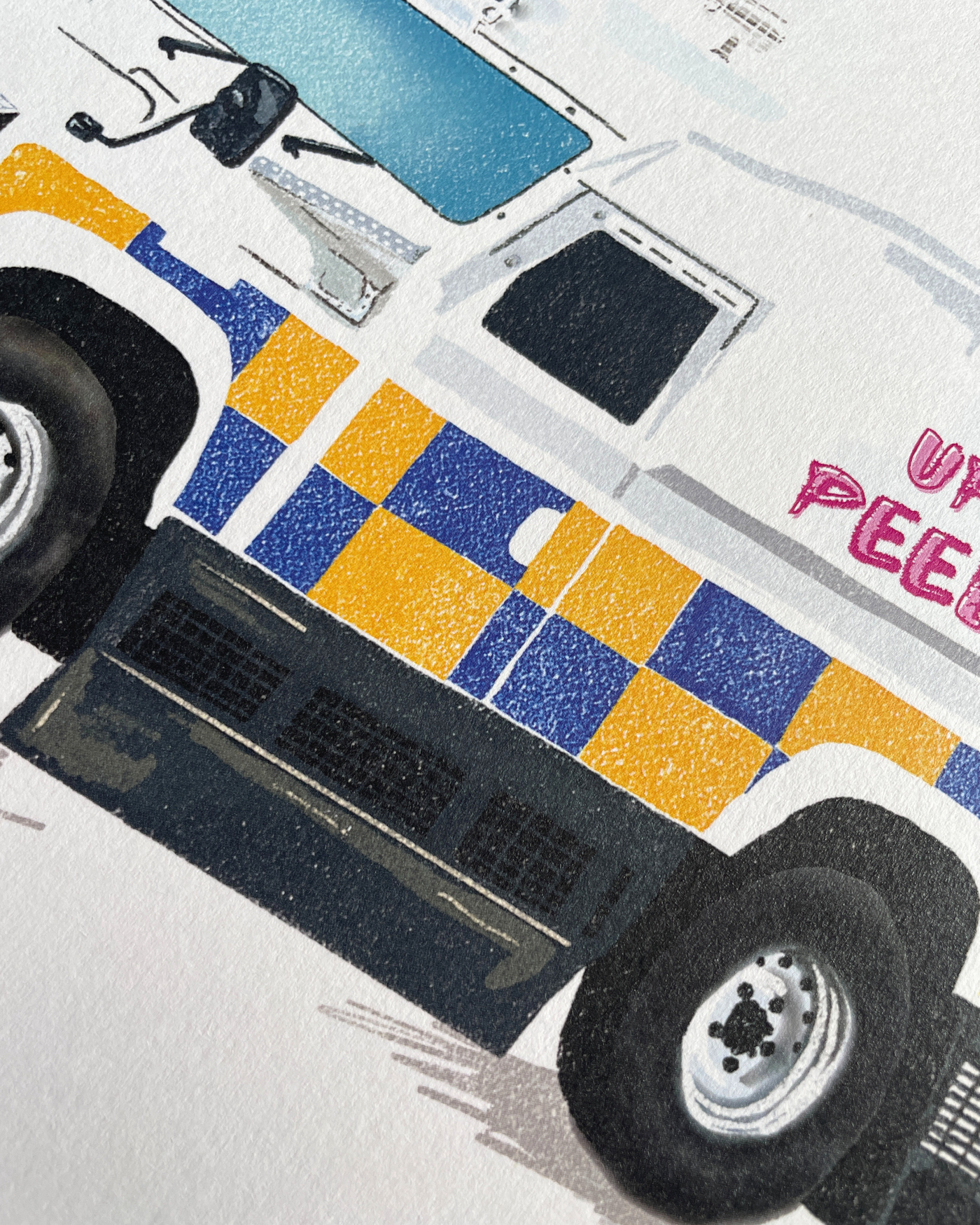 Uppa Peelers | Pussywagon PSNI Print | Dearbhail Designs