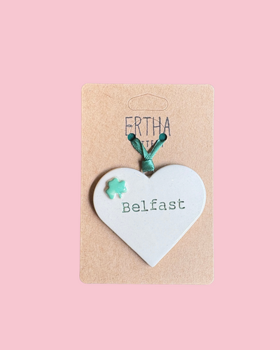 Belfast Heart Decoration | Ertha Pottery