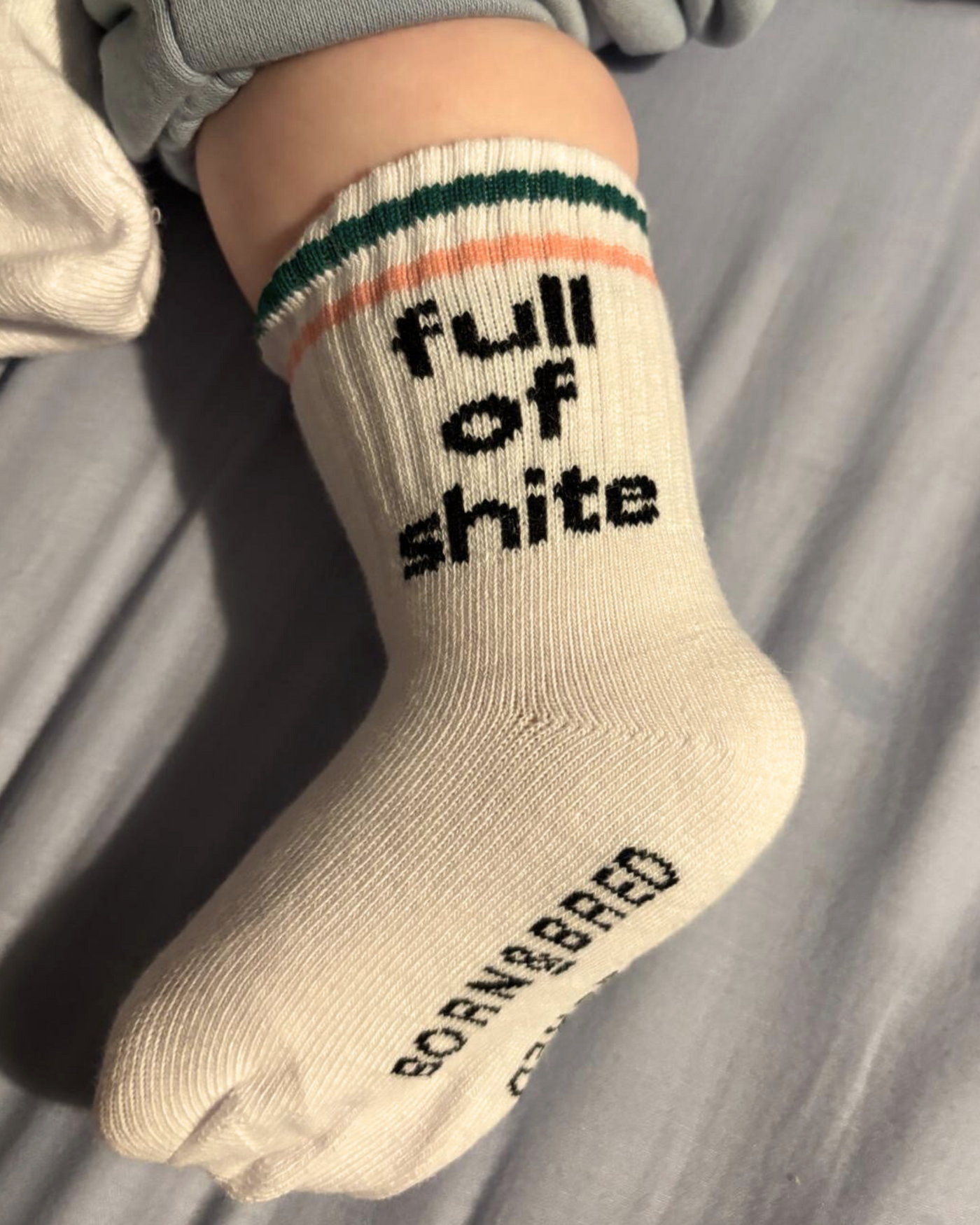 Full Of Shite Baby Socks | Born & Bred