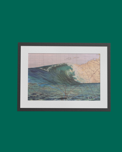 Wild Atlantic Way Wave Art Print | Rosie's Easel