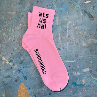 Pink Ats Us Nai Ankle Sock