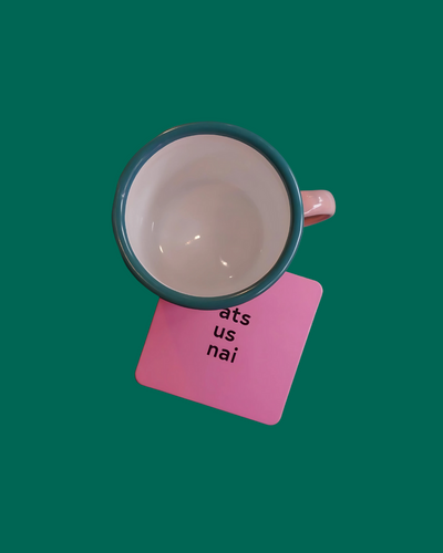 Ats Us Nai Pink Mug & Coaster Set | Born & Bred
