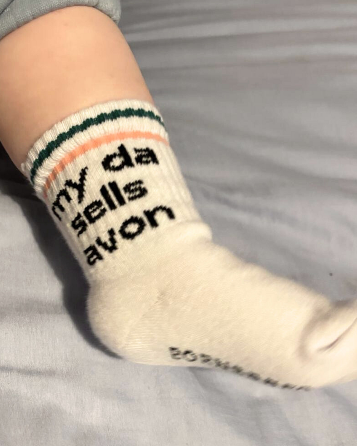 My Da Sells Avon Baby Socks | Born & Bred