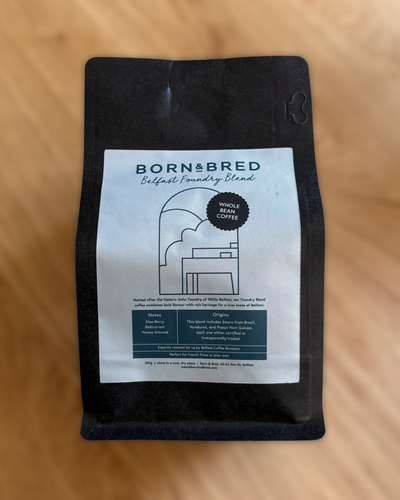 Café de mezcla de fundición
