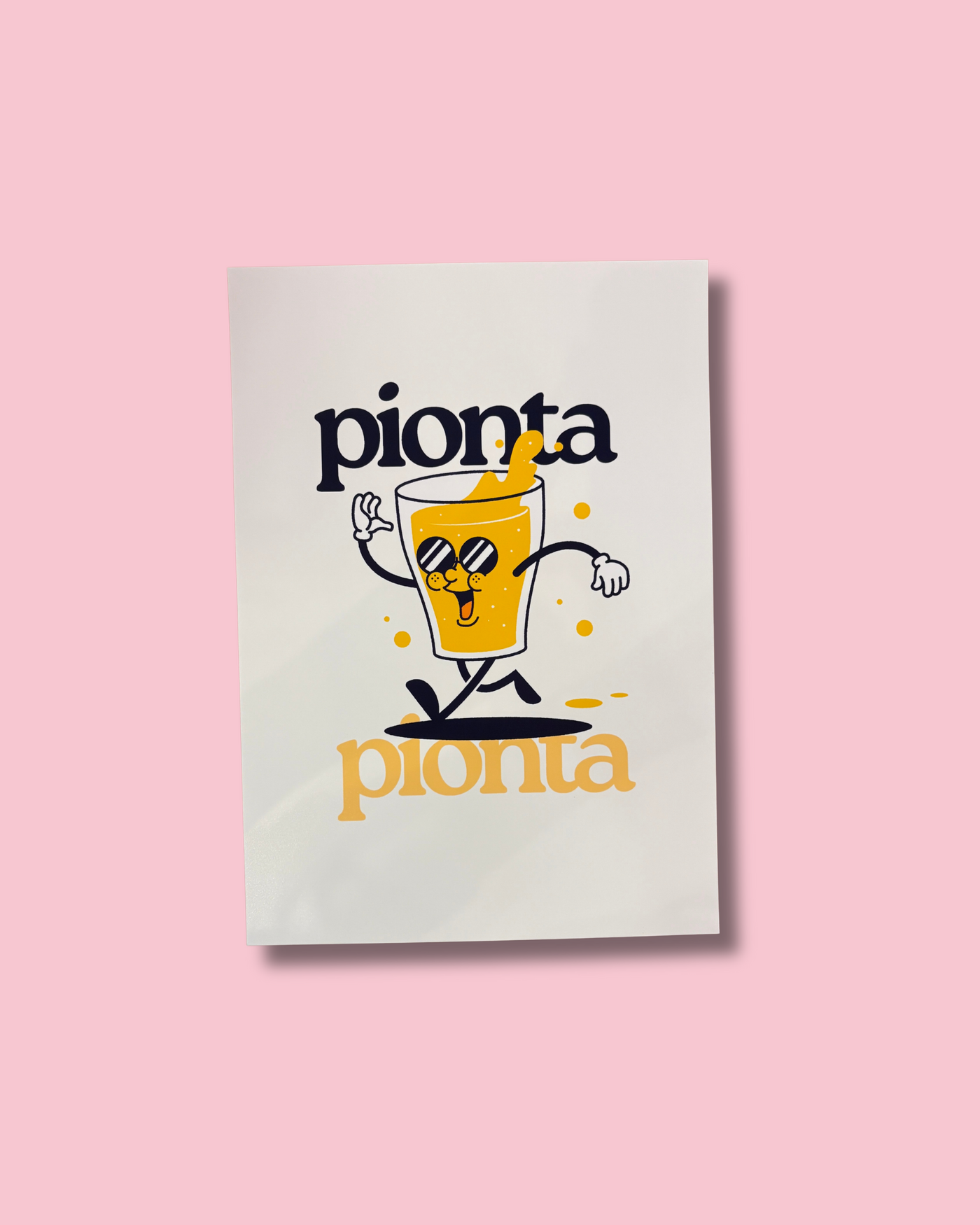 Pionta Gold Print | As Gaeilge