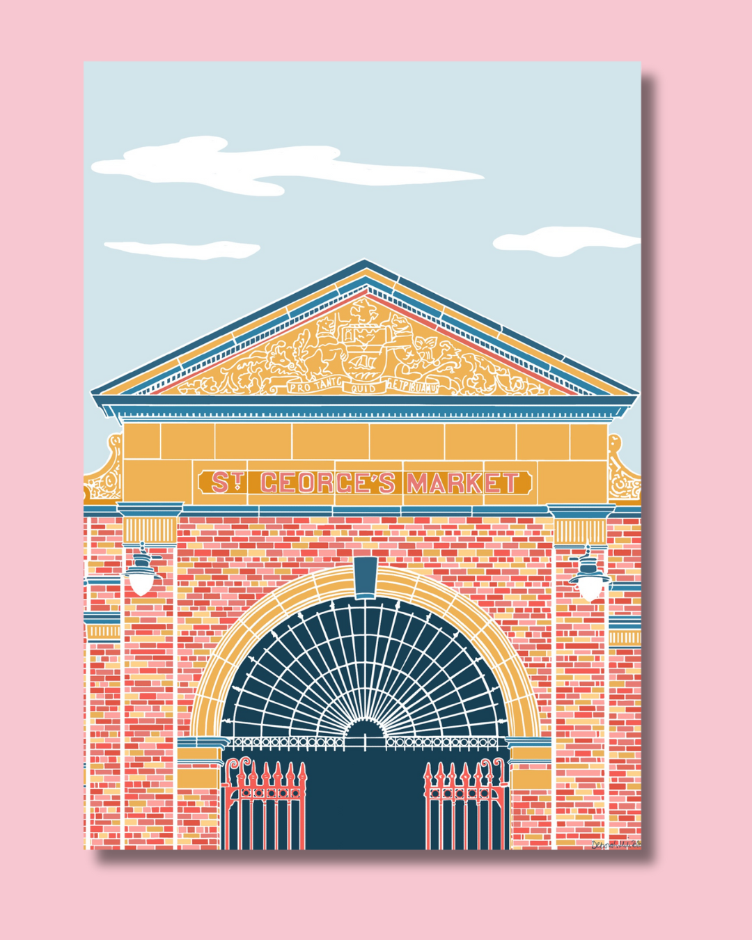 St. George's Market Print | Deborah Hill Design