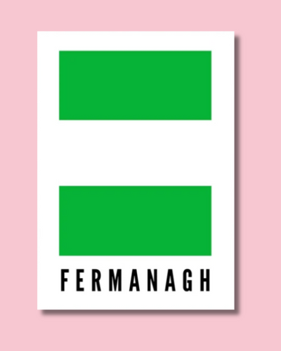 Fear Manach / Fermanagh Print | Connect The Dots Design