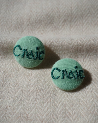 Craic Button Earrings | Breezita