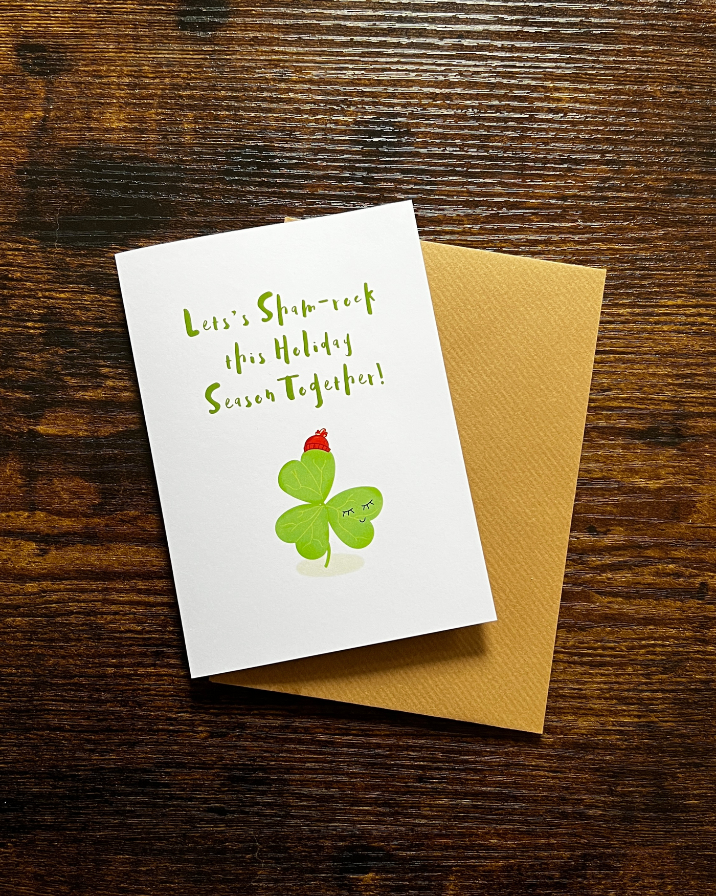 Sham-Rock This Holiday Season Card | Dearbhail Designs