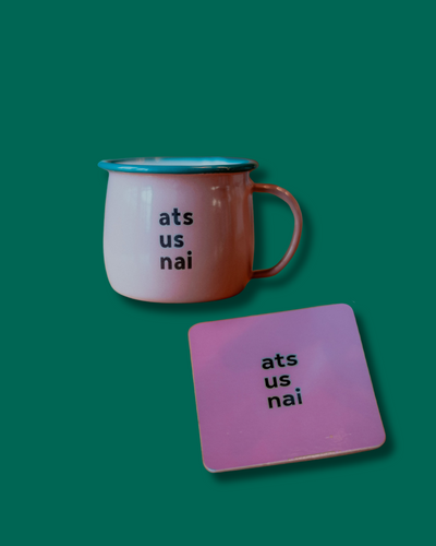 Ats Us Nai Pink Mug & Coaster Set | Born & Bred