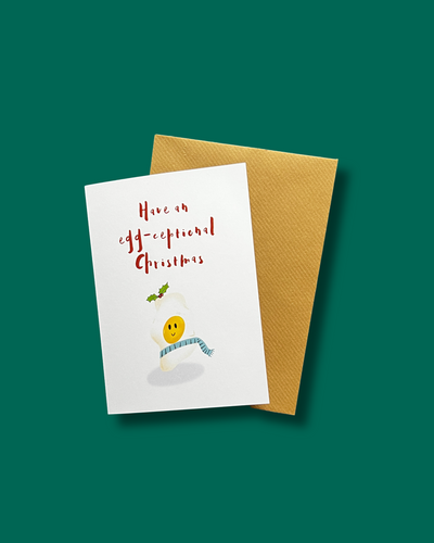 Have An Egg-Ceptional Christmas Card | Dearbhail Designs