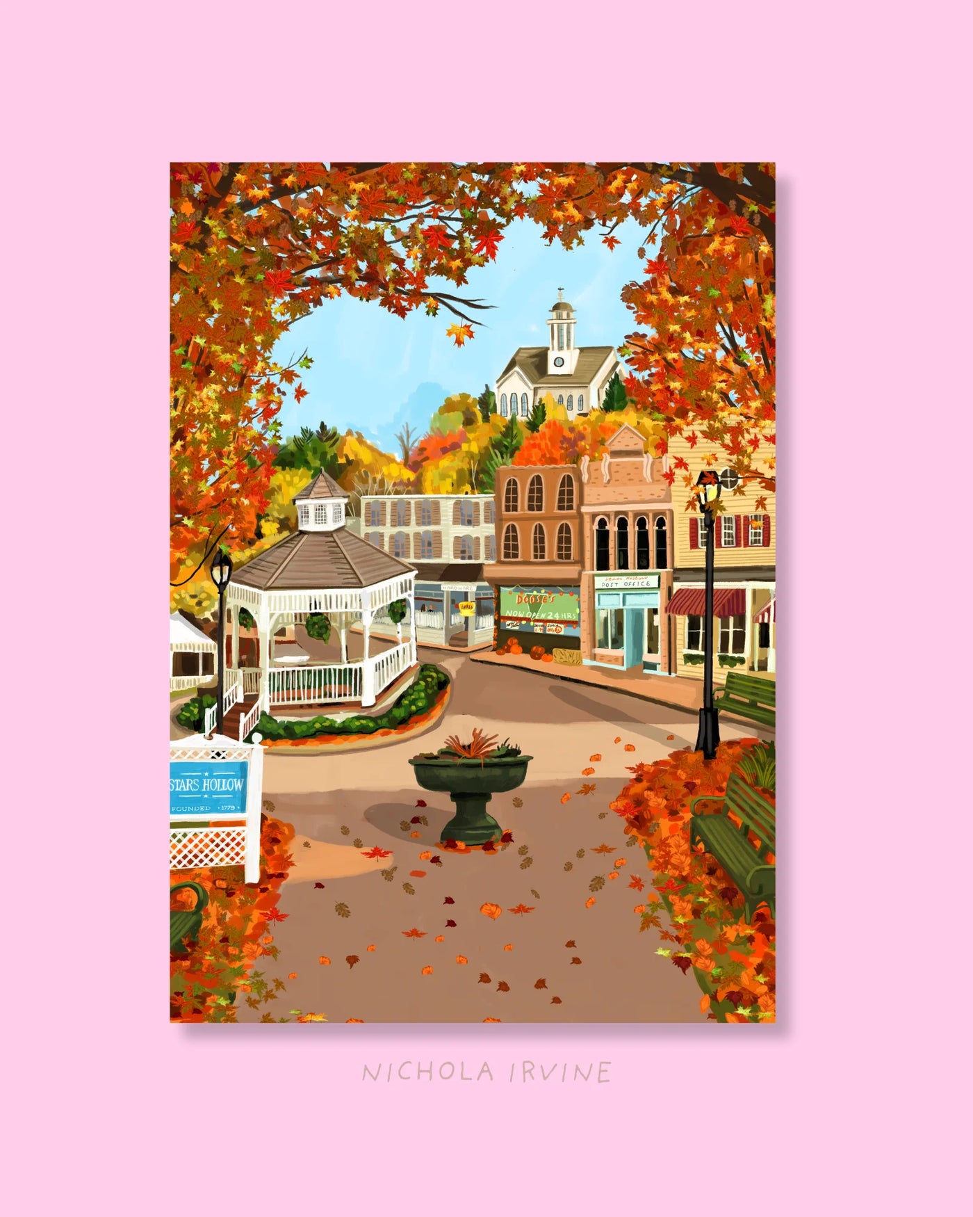 Stars Hallow Gilmore Girls Print | Nichola Irvine