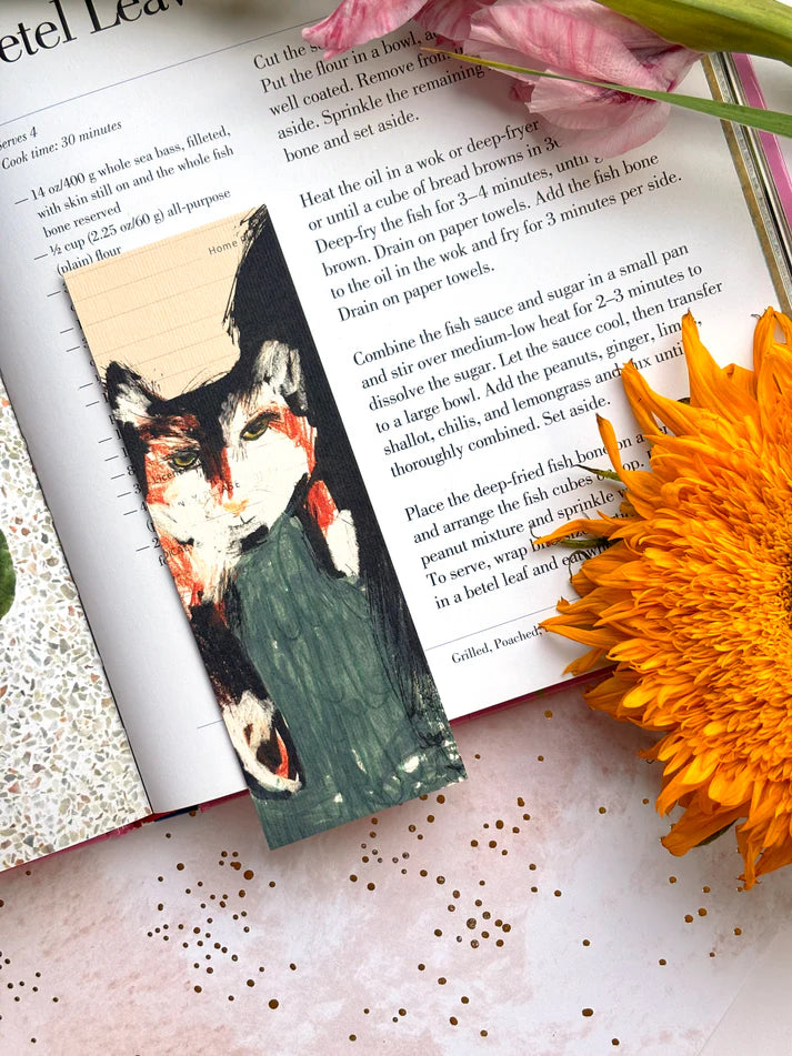 Cats Illustrated Double Sided Bookmark | Majukooo