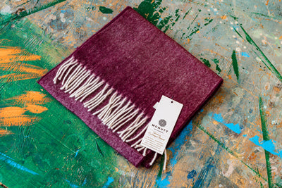 Mulberry Lambswool Scarf | McNutt Of Donegal