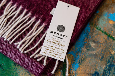 Mulberry Lambswool Scarf | McNutt Of Donegal
