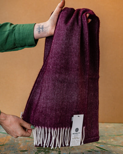 Mulberry Lambswool Scarf | McNutt Of Donegal