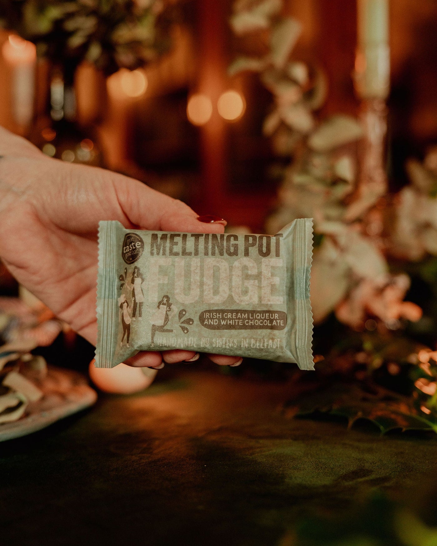 Irish Cream Liqueur & White Chocolate Fudge | Melting Pot