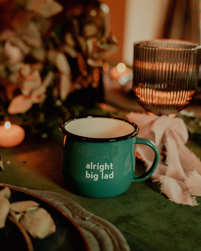 Alright Big Lad Enamel Mug | Born & Bred