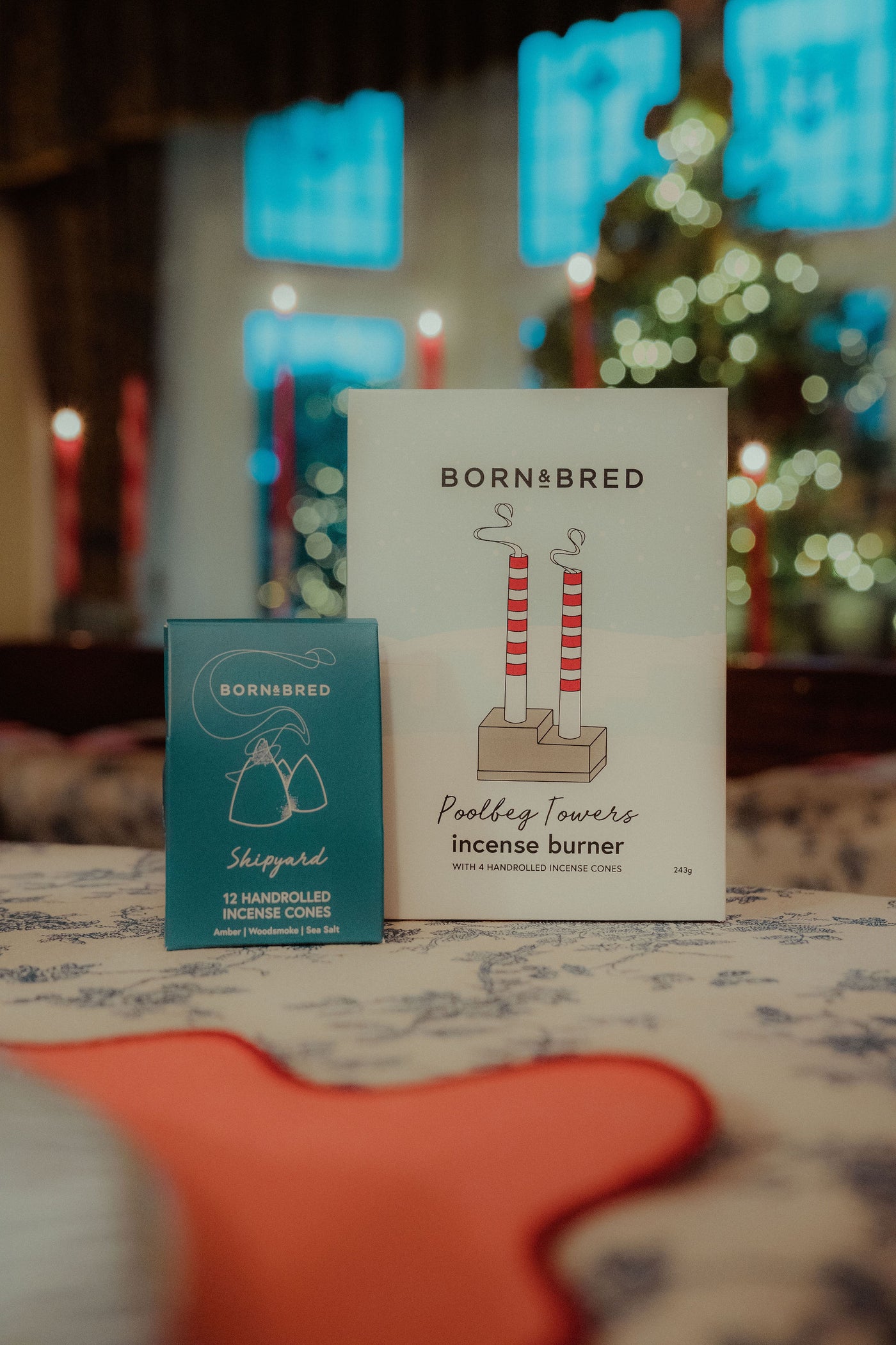 Wee Poolbeg Incense Burner & Shipyard Cones Set | Born & Bred