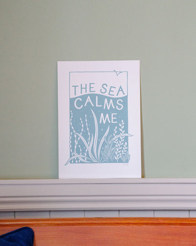 sea calms me print