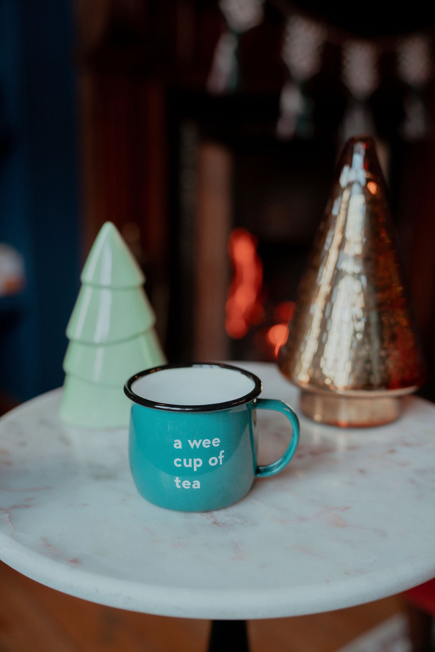 A Wee Cup of Tea Enamel Mug