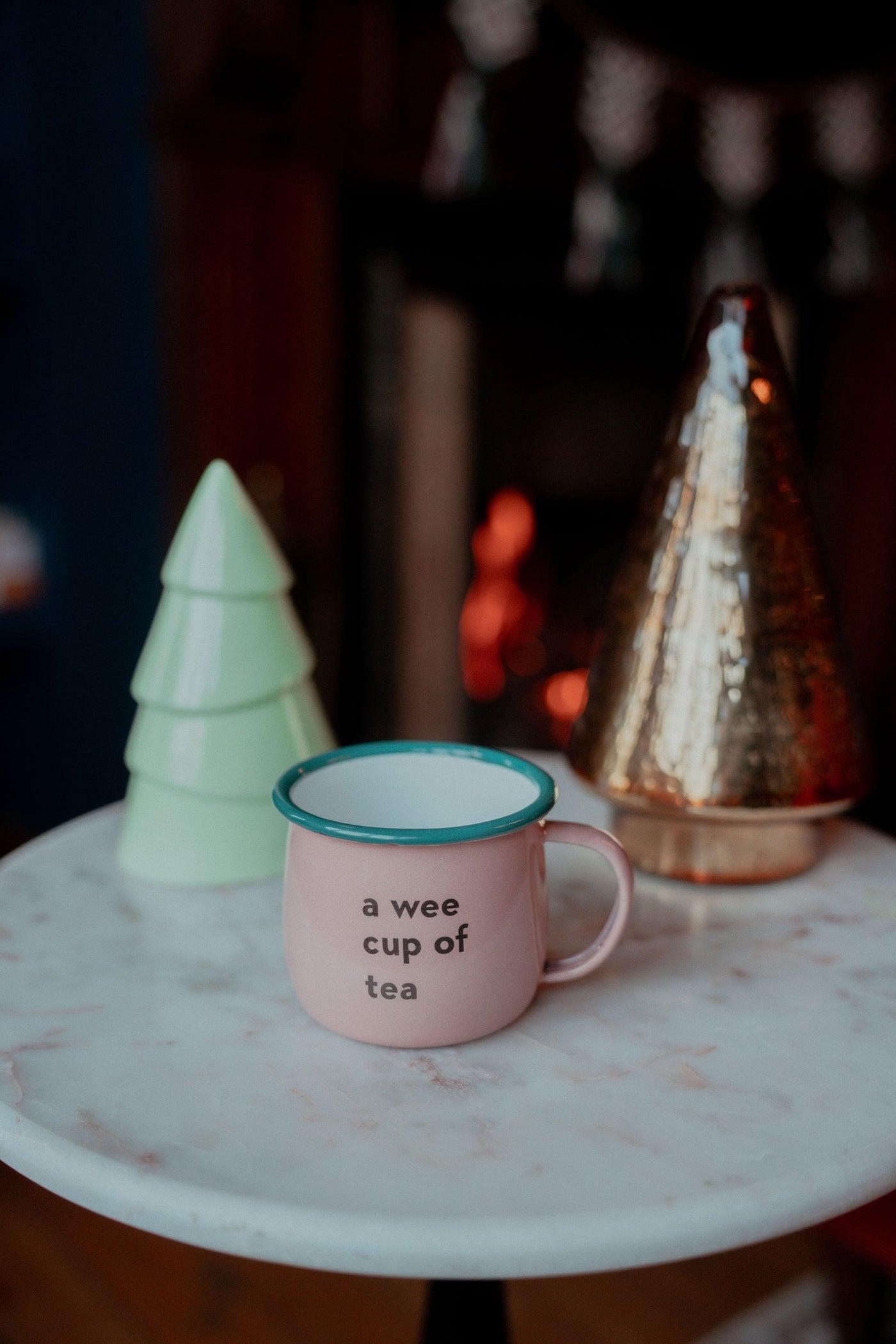 A Wee Cup of Tea Enamel Mug