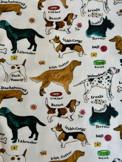 Dog Breeds Cotton Tea Towel | Samuel Lamont