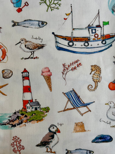 Seaside Cotton Tea Towel | Samuel Lamont