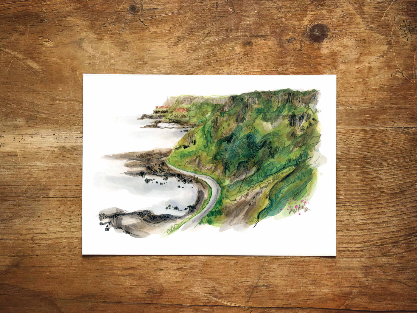 Giant's Causway Cliff View Print | Gemma O'Neill