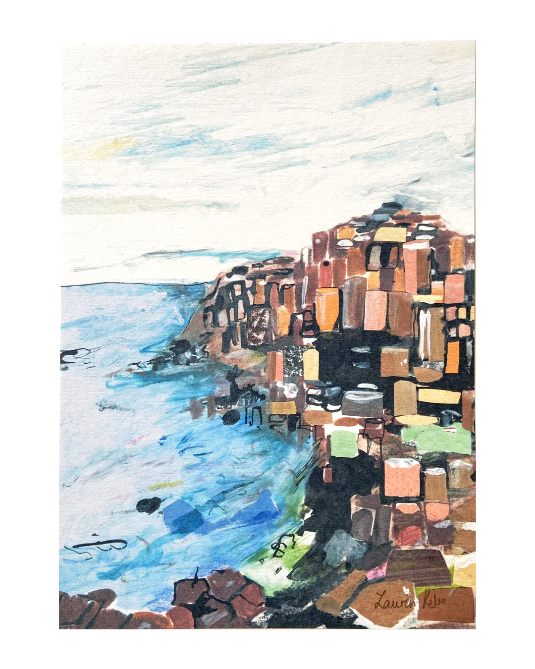 Giant's Causeway Print | Lauren Kelso Illustrator