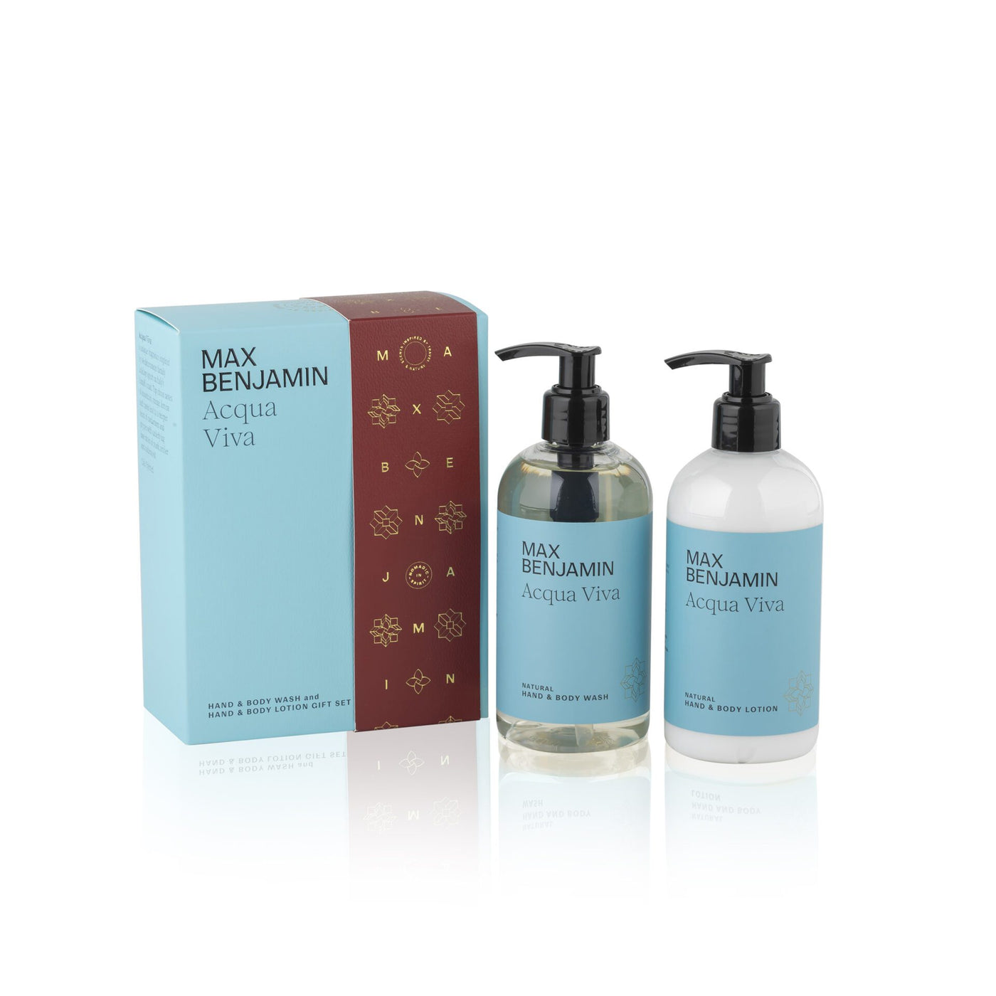 Acqua Viva | Hand & Body Wash & Lotion Gift Set | Max Benjamin