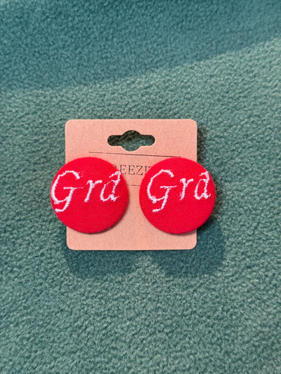 Gra Button Earrings | Breezita