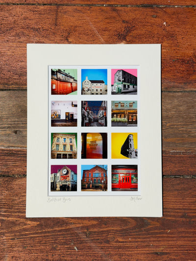 Belfast Bars Montage Print | Sharon Millar