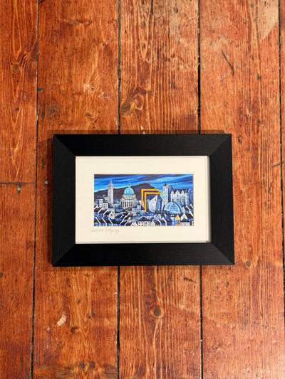 Blue Belfast Cityscape Print | Olive Duffy