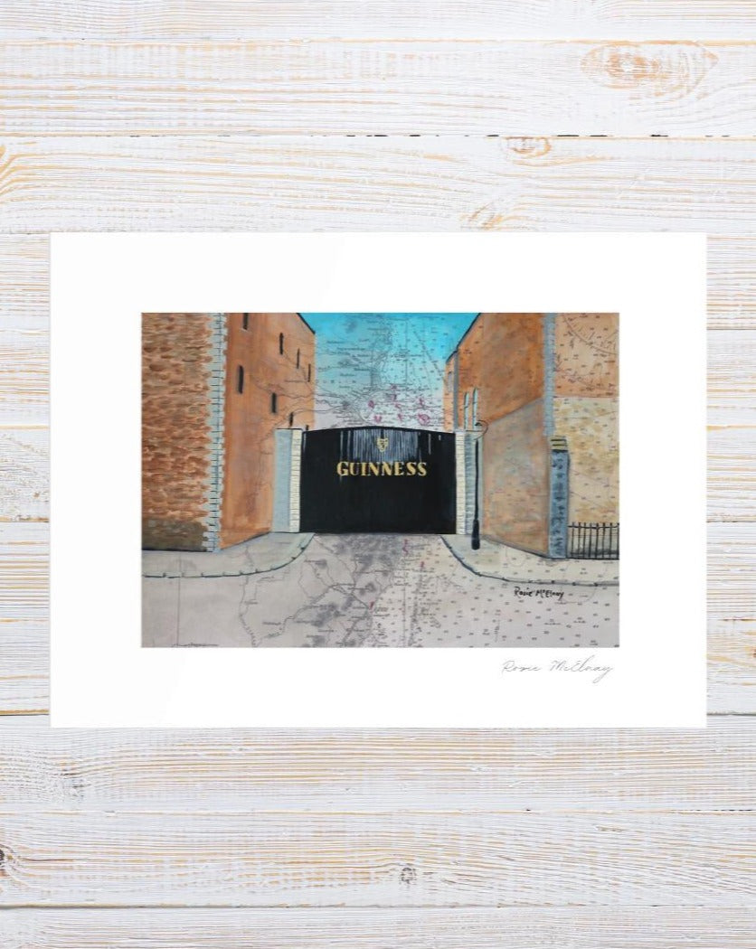 St James Gate, Dublin Art Print | Rosie's Easel