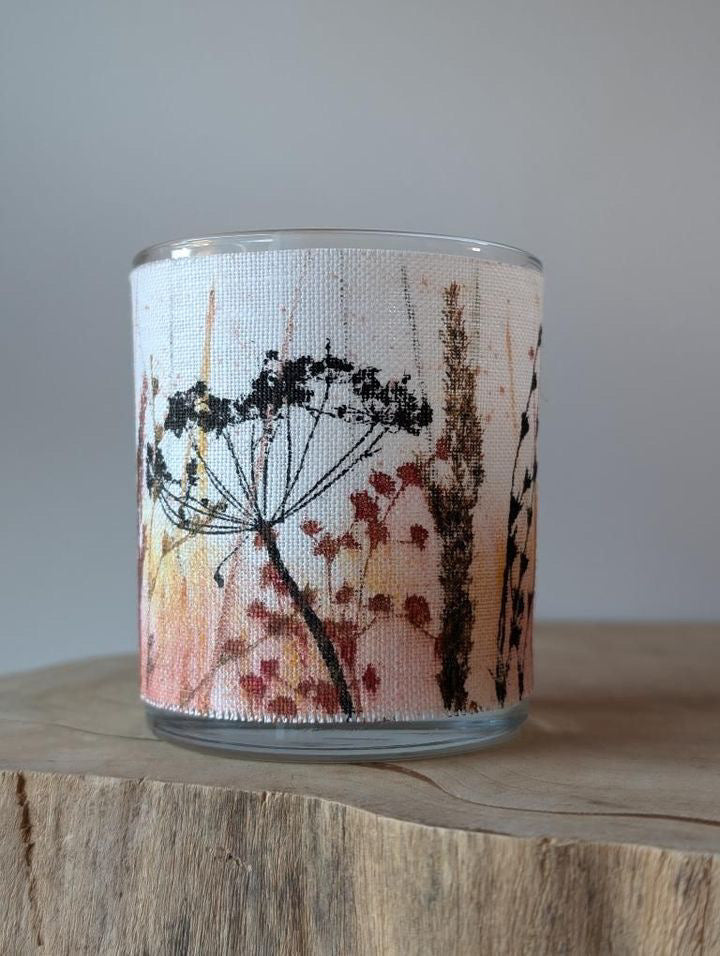 Orange Irish Linen Votive | Ruth Osborne