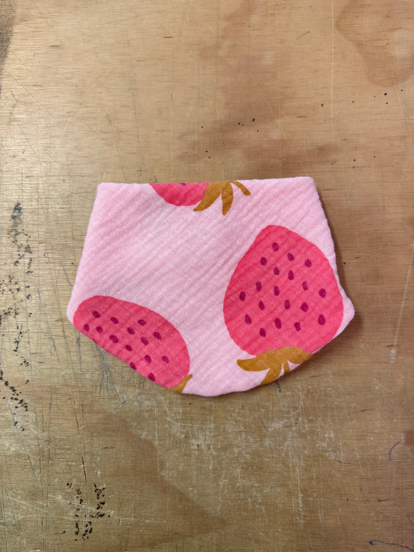 Strawberry Bib | Milk & Joy