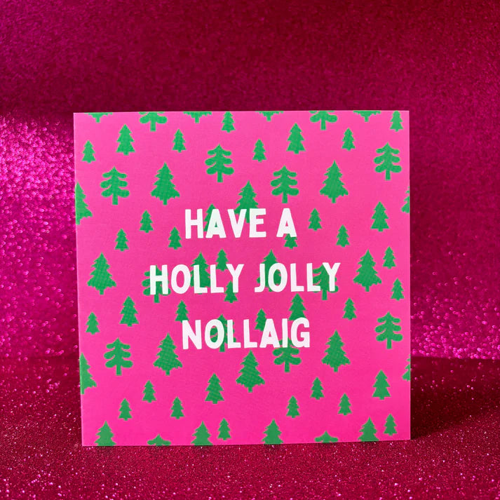 Holly Jolly Nollaig Card