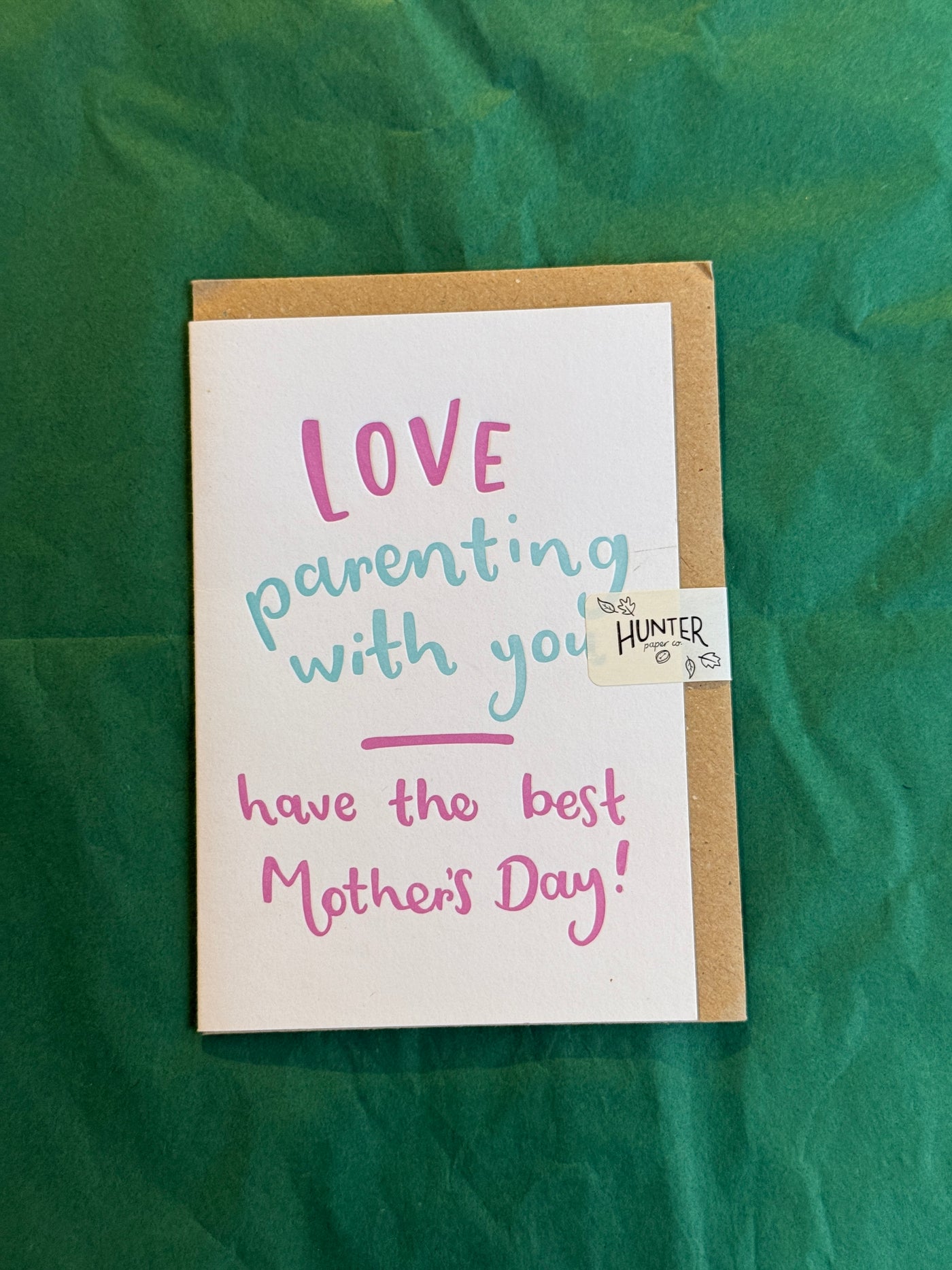 Love Parenting With You Card | Hunter Paper