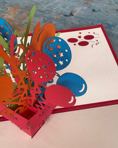 Comhghairdeas Pop Up Card | Paper Bear